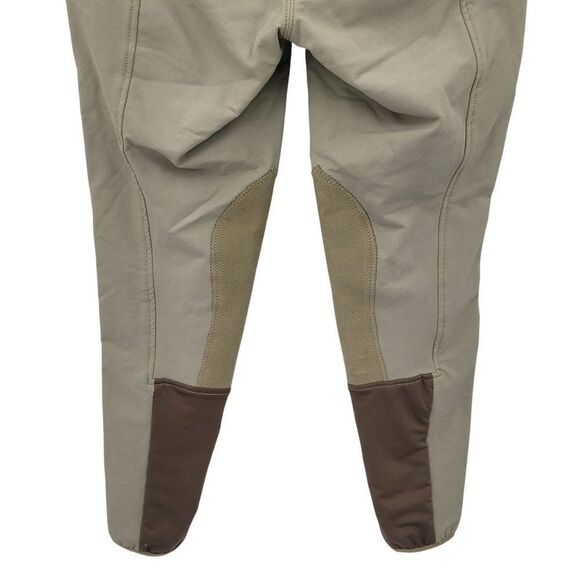 Goode Rider Womens Tan Breeches Knee Patch Equestrian Riding Pants Sz 30R - Picture 12 of 14